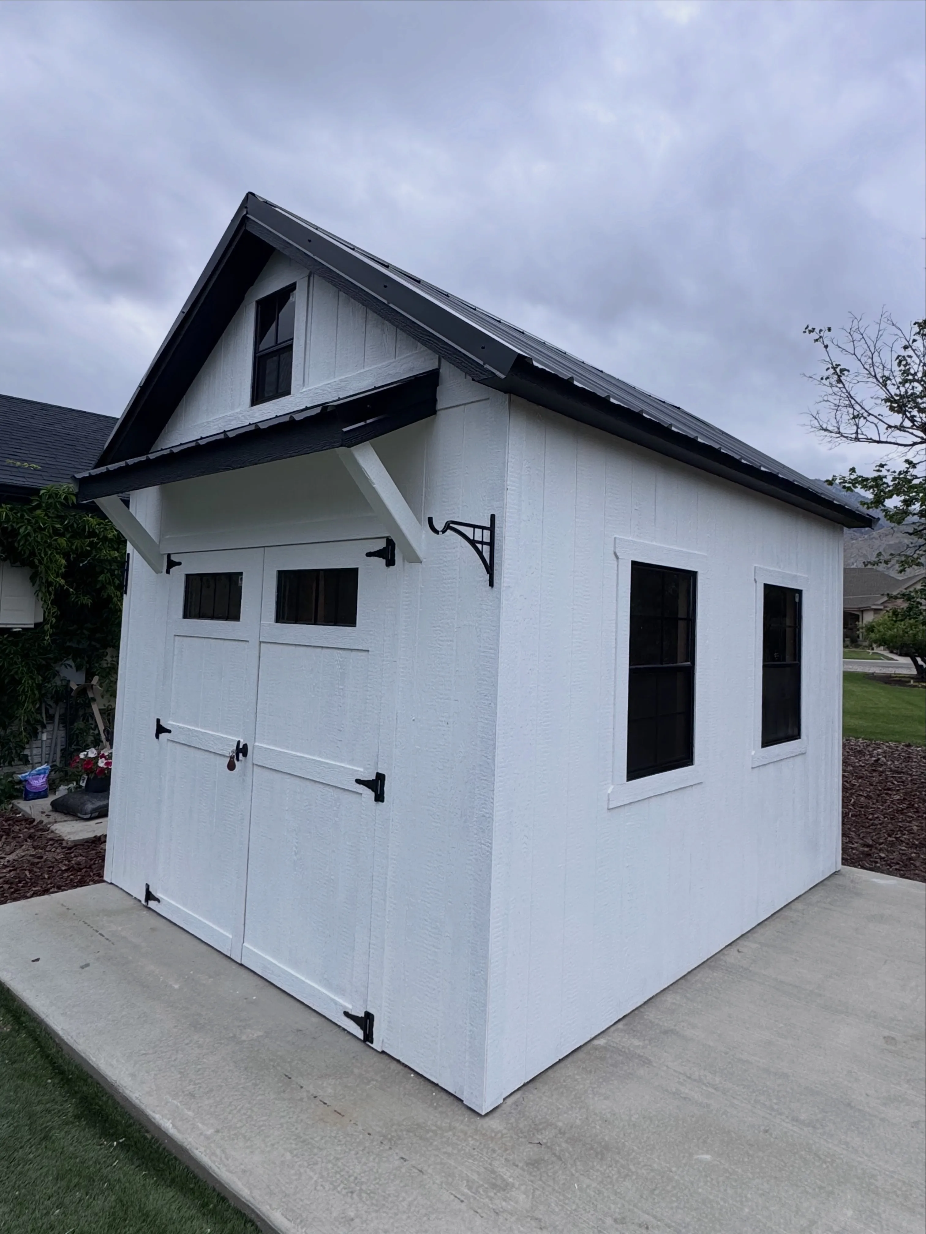 Custom shed with metal roof Utah