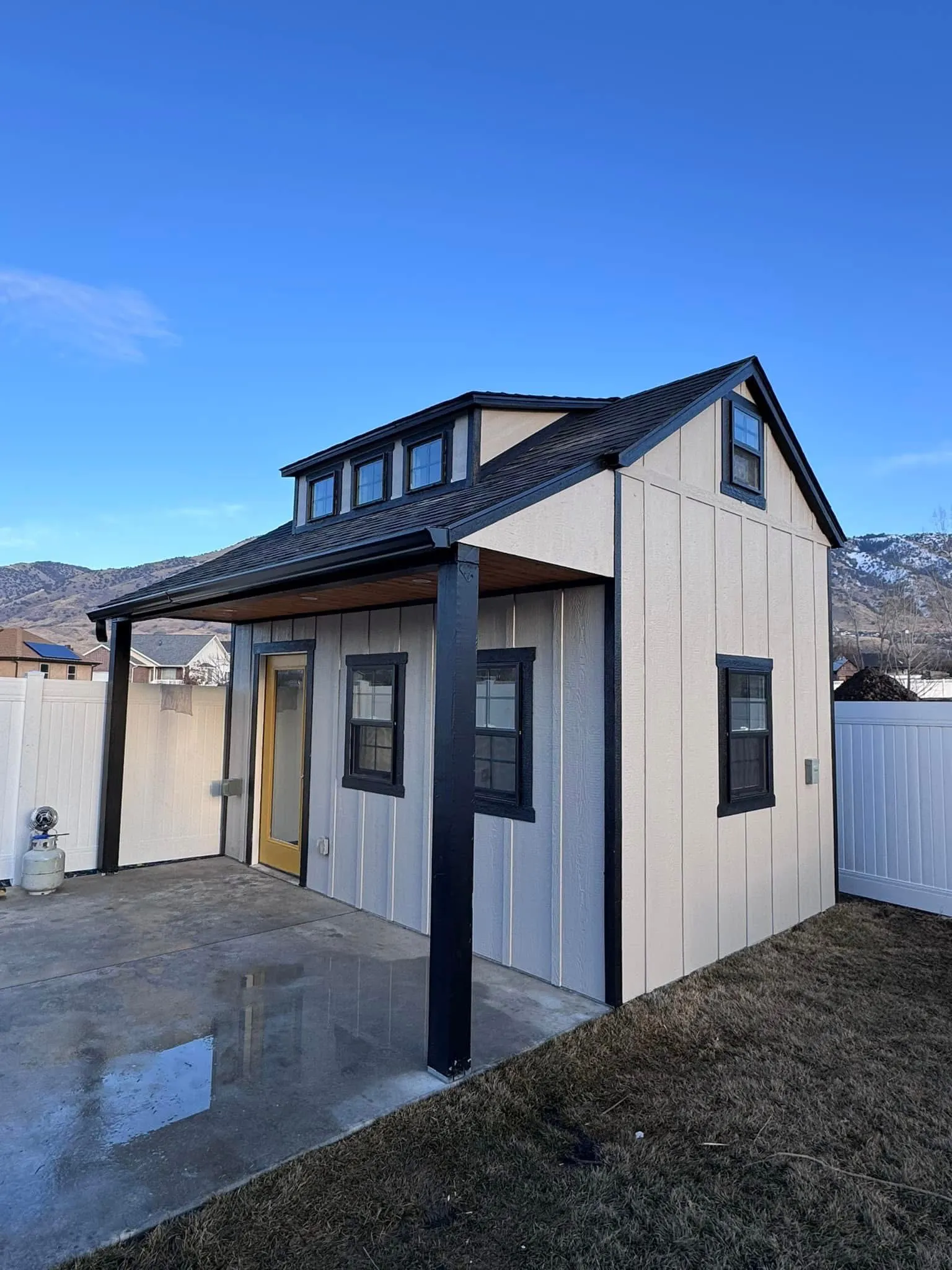 Custom ADU shed build Utah