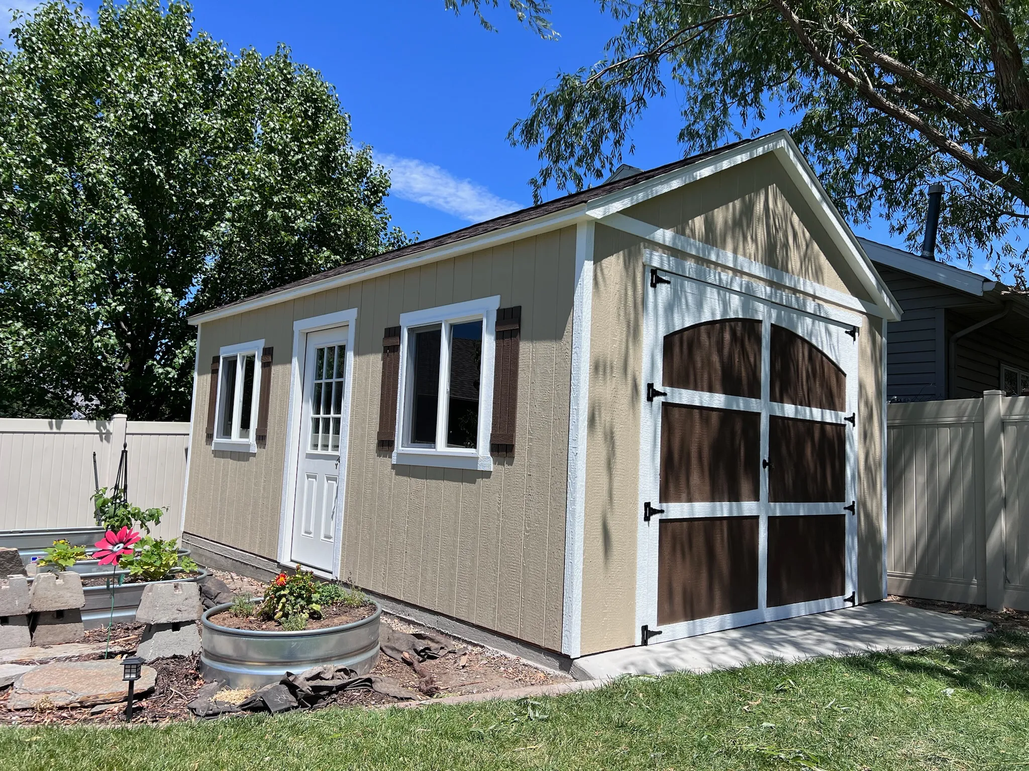 Custom garden shed by ShedPro LLC